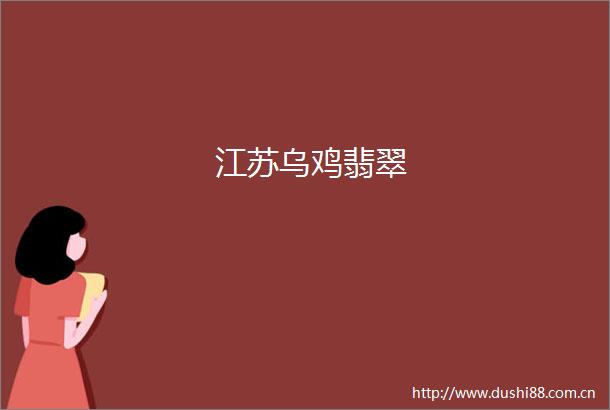 江苏乌鸡翡翠
