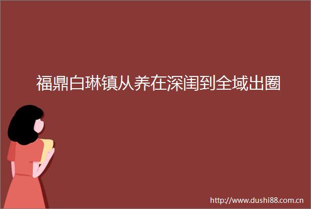 福鼎白琳镇从养在深闺到全域出圈