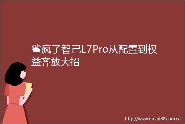 鲨疯了智己L7Pro从配置到权益齐放大招
