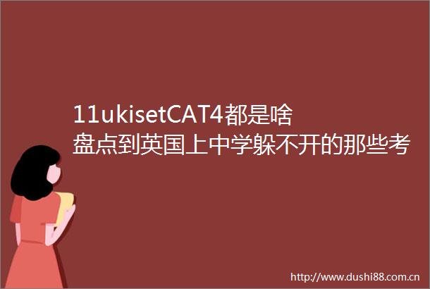 11ukisetCAT4都是啥盘点到英国上中学躲不开的那些考试