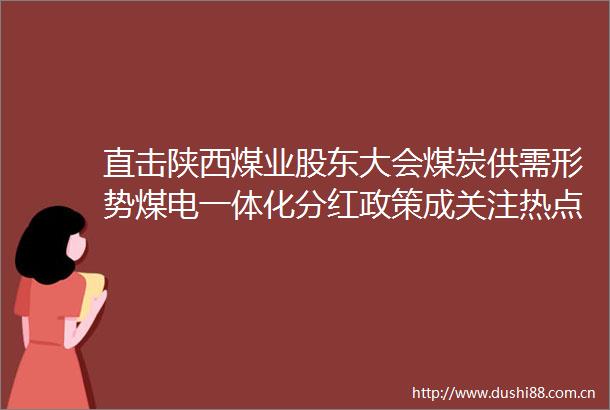 直击陕西煤业股东大会煤炭供需形势煤电一体化分红政策成关注热点
