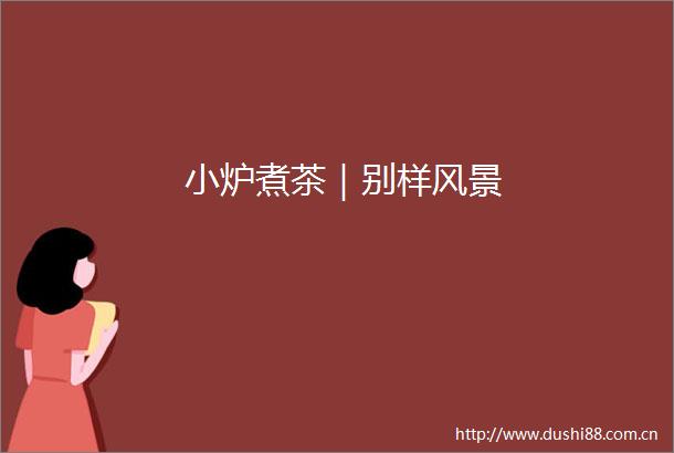 小炉煮茶｜别样风景