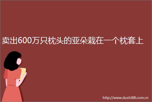 卖出600万只枕头的亚朵栽在一个枕套上