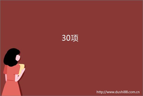 30项
