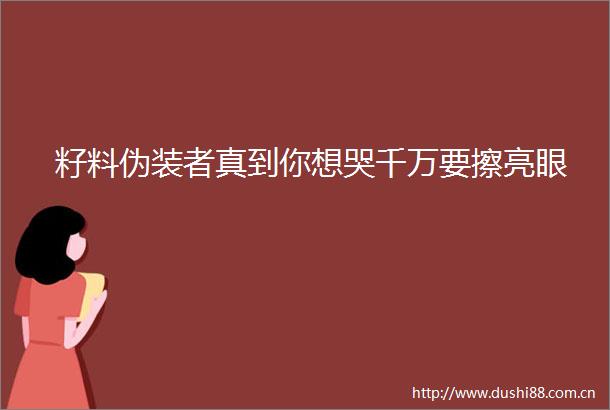 籽料伪装者真到你想哭千万要擦亮眼