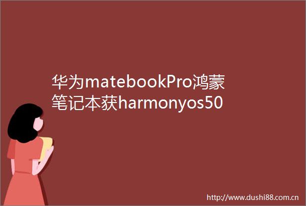 华为matebookPro鸿蒙笔记本获harmonyos501315升级支持将外接显示器设置为主显示器