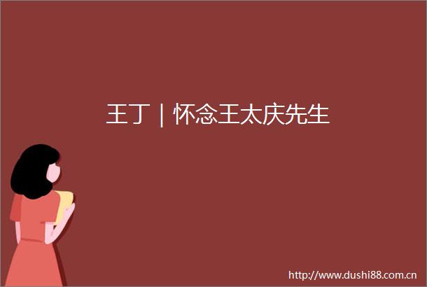 王丁｜怀念王太庆先生
