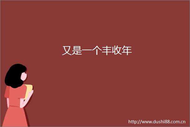又是一个丰收年