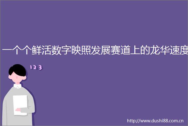 一个个鲜活数字映照发展赛道上的龙华速度