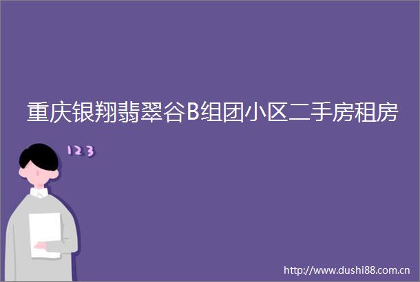 重庆银翔翡翠谷B组团小区二手房租房