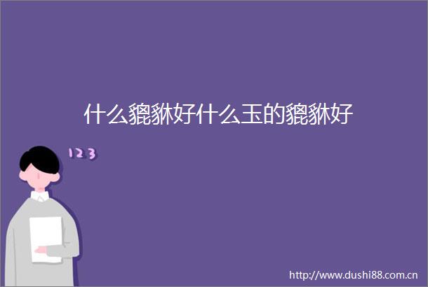 什么貔貅好什么玉的貔貅好