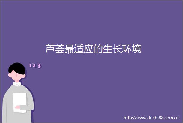 芦荟最适应的生长环境