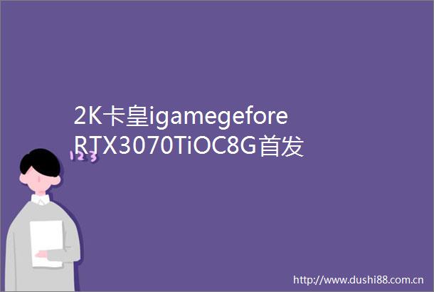 2K卡皇igamegeforeRTX3070TiOC8G首发