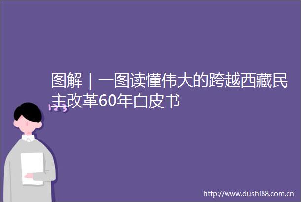 图解｜一图读懂伟大的跨越西藏民主改革60年白皮书