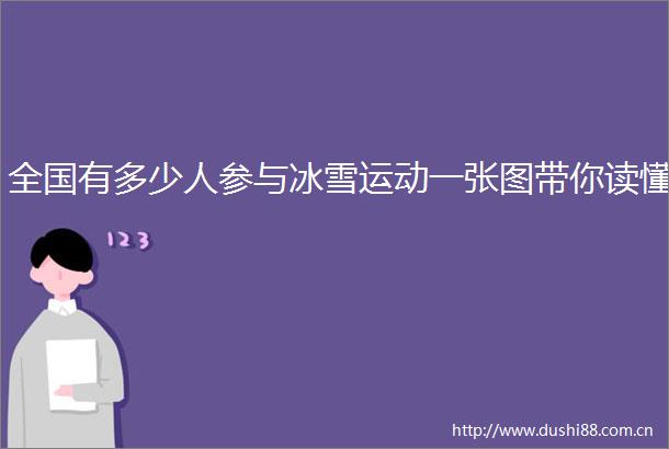 全国有多少人参与冰雪运动一张图带你读懂