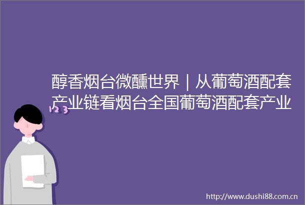醇香烟台微醺世界｜从葡萄酒配套产业链看烟台全国葡萄酒配套产业中心配套企业最多规模最大门类最全链条最完备
