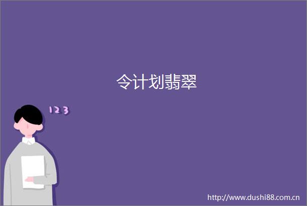 令计划翡翠