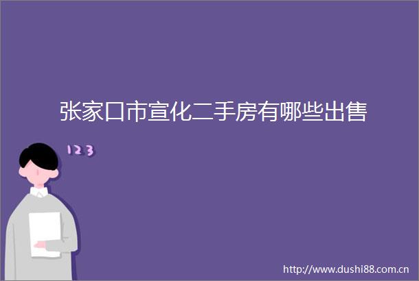 张家口市宣化二手房有哪些