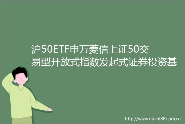 沪50ETF申万菱信上证50交易型开放式指数发起式证券投资基金更新招募说明书2025年第1号