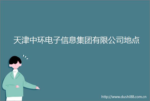 天津中环电子信息集团有限公司地点