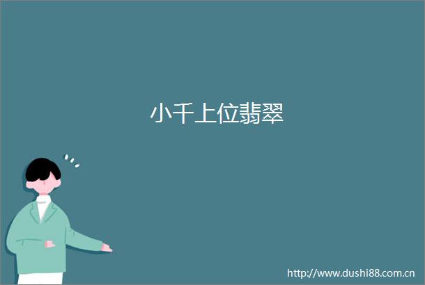 小千上位翡翠