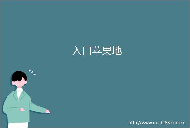 入口苹果地