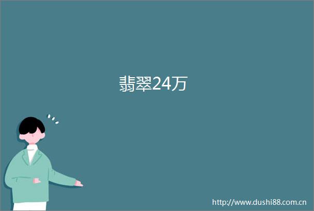 翡翠24万
