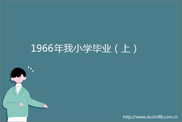 1966年我小学毕业（上）