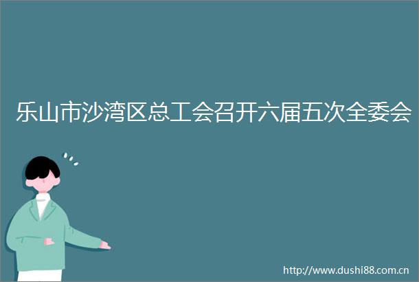 乐山市沙湾区总工会召开六届五次全委会
