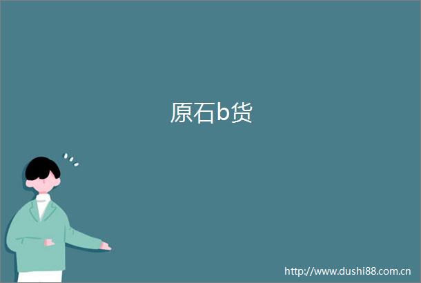 原石b货