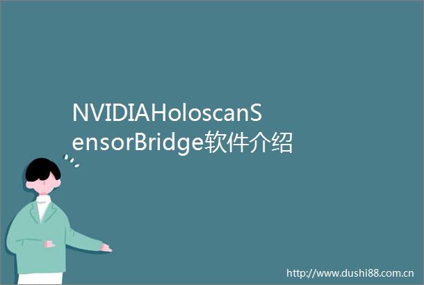 NVIDIAHoloscanSensorBridge软件介绍
