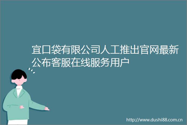 宜口袋有限公司人工推出官网最新公布客服在线服务用户