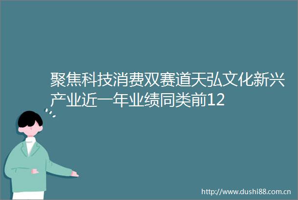 聚焦科技消费双赛道天弘文化新兴产业近一年业绩同类前12