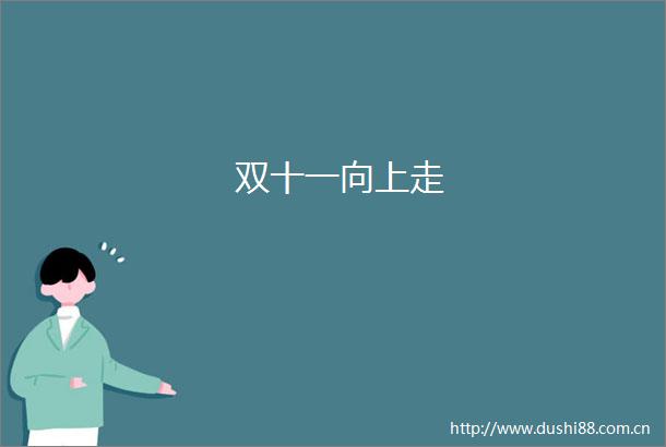 双十一向上走