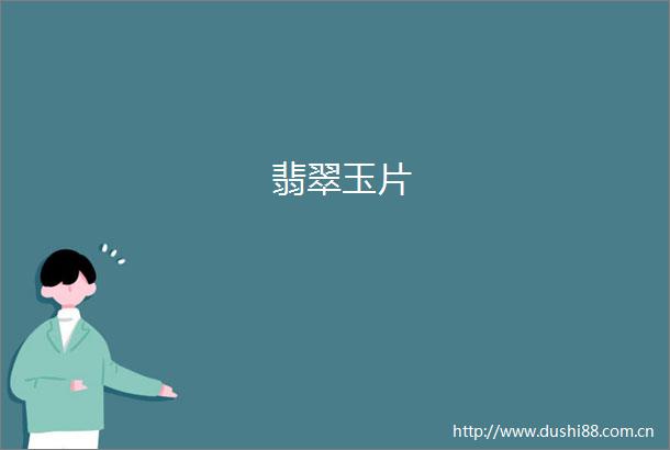 翡翠玉片