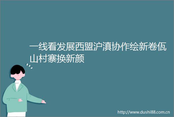 一线看发展西盟沪滇协作绘新卷佤山村寨换新颜