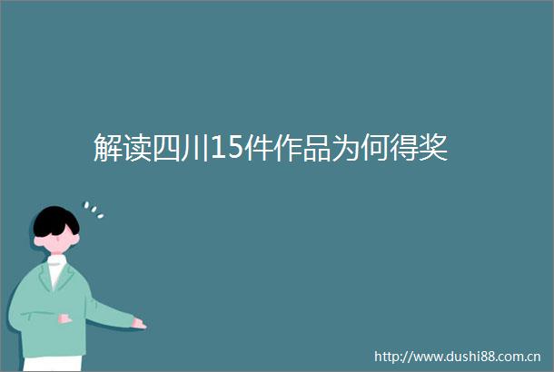 解读四川15件作品为何得奖
