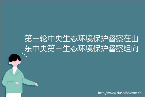 第三轮中央生态环境保护督察在山东中央第三生态环境保护督察组向我市交办第十四批群众件情况