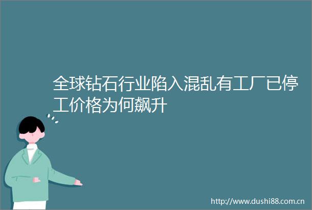 全球钻石行业陷入混乱有工厂已停工价格为何飙升
