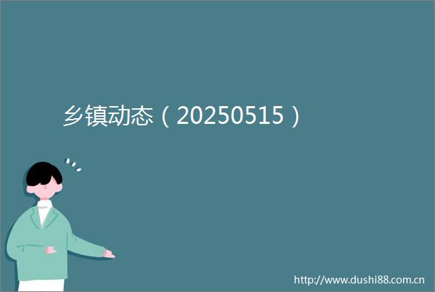 乡镇动态（20250515）